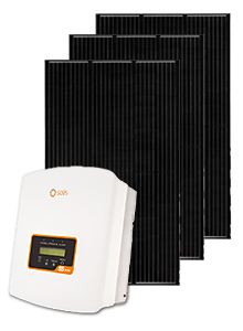 S6 1.0 kW Mini + 3x420W (1260W) JA Solar All Black Paket